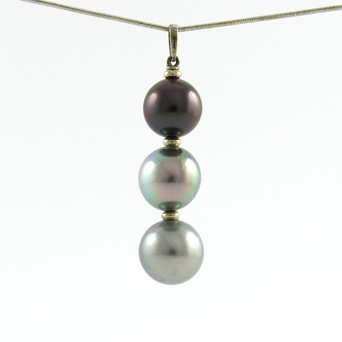 Collier Fantaisie Turquoise Et Argenté - Perles Rondes Et Pierres, Idée Cadeau Femme, Sans Marque